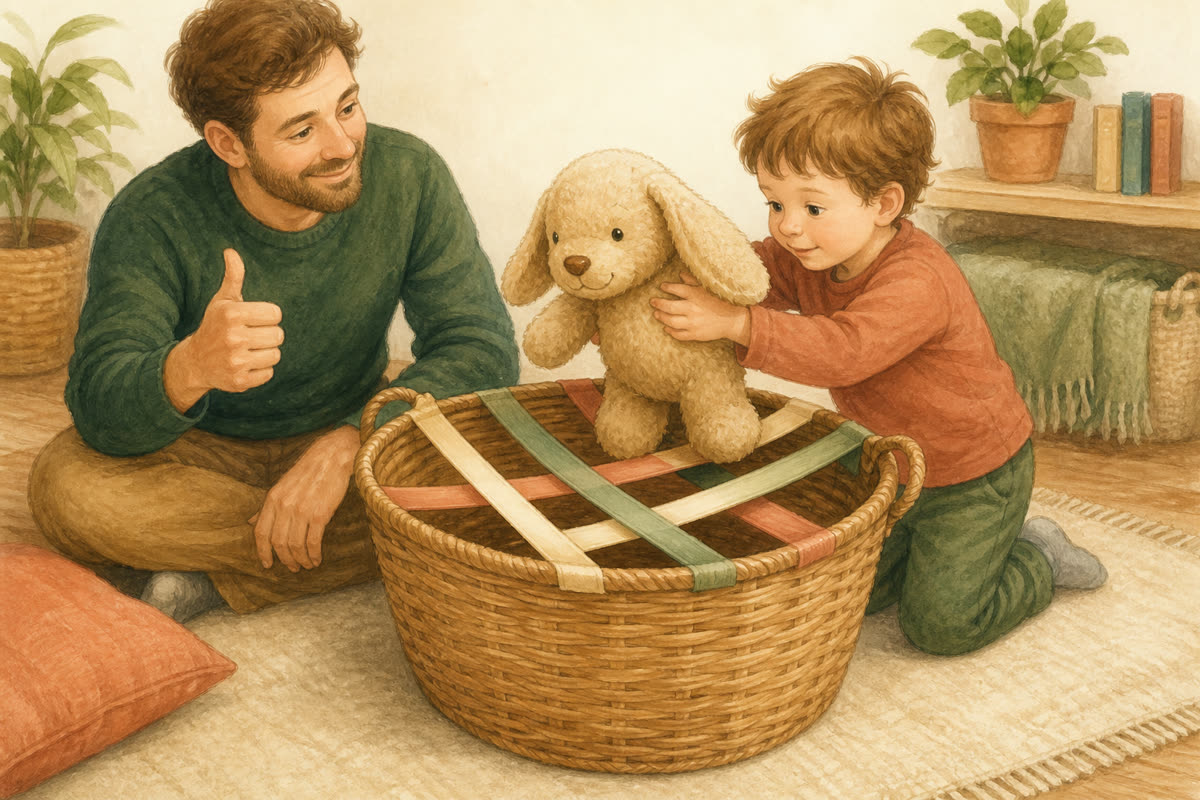 Спасение игрушек из паутины — иллюстрация 1