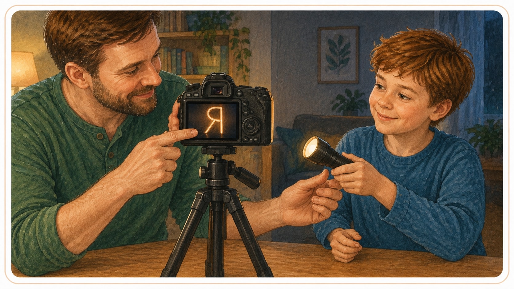 Рисуем фонариком на фотографии — иллюстрация 3